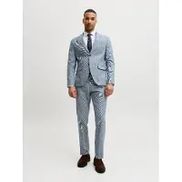 Jack & Jones Einreihiger Blazer und Hose in Faded Denim | Gr.: 48