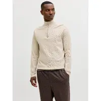 Jack & Jones Einfarbig Sweatshirt Mit Halbem Reißverschluss