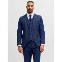 Jack & Jones 12141107, Elasthan, Polyester, Wolle, Blau