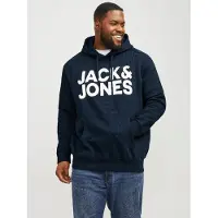 Jack & Jones Crop Logo Plus Size Kapuzenpullover