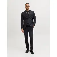 Jack & Jones Anzug Solaris 12148166 Schwarz Super Slim Fit