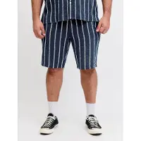 Jack & Jones St Jaiden Coba Striped Jogger Plus Size Kurze Hose