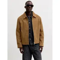 Jack & Jones Jacke aus Wildleder in Cognac | Gr.: S