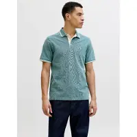 Jack & Jones Polo Shirt Kurzarm Uni Hemd JJEPAULOS Pique Baumwolle Größe: S