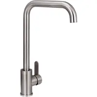 Aquanello Forma Massiver Einhebel-Küchenmischhahn aus Edelstahl SS-1001-FM
