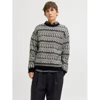 Jack & Jones Pullover Blumax 12286244 Schwarz Relaxed Fit