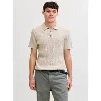 Jack & Jones Eemil Knit Cable Kurzarm-poloshirt