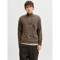 Jack & Jones Einfarbig Sweatshirt Mit Halbem Reißverschluss