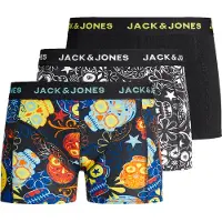 Jack & jones Boxershorts - 3er-Pack - Jacsugar-Schädel - Schwarz - - 10 Jahre (140) - Boxershorts