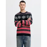 Jack & Jones Strickpullover "JJXMAS NOEL KNIT CREW NECK"