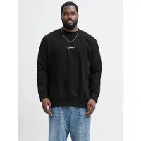 Jack & Jones Sweatshirt "JJESOHO SWEAT CREW NECK NOOS PLS", Baumwollmischung, regular fit