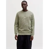Jack & Jones Sweatshirt "JJESOHO SWEAT CREW NECK NOOS", Baumwollmischung, relaxed fit