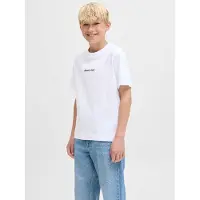 Jack & Jones T-Shirt - Noos - JorNorrebro - Bright White m. Logo - - 12 Jahre (152) - T-Shirts