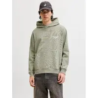 Jack & jones Kapuzensweatshirt "JORNORREBRO TYPO BACK SWEAT HOOD SN", mit Print