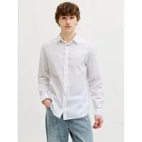 Jack & Jones Hemd Summer 12289174 Weiß Regular Fit