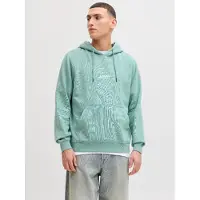Jack & Jones Kapuzensweatshirt "JJESOHO SWEAT HOOD NOOS", Baumwollmischung, relaxed fit