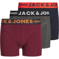 Jack & jones Junior Trunk "JACLICHFIELD eng anliegend, mit Stretchbund" Packung, 3 Stk. unifarben, casual, eng, Jersey, Rundhals
