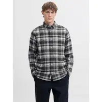 Jack & jones Hemd Blubarkley 12286224 Grau Regular Fit