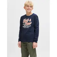 Jack & Jones Langarmshirt JJELOGO TEE LS kind