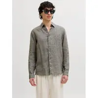 Jack & Jones Langarmhemd "JPRBLALAWRENCE LINEN LS SHIRT SN"