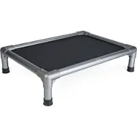 Rewer GmbH TrendPet HighBed Hochbett für Hunde grau (75x55x18cm)