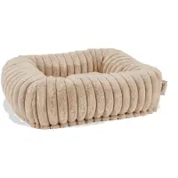 Rewer GmbH TrendPet Biscuit Cube Hundebett braun/ caramell (60x50x18cm)
