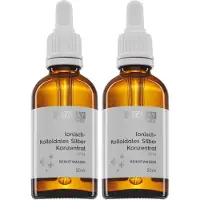 Vitabay Kolloidales Silber 500 ppm Konzentrat 2x 2x50 ml Flüssigkeit