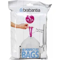 Brabantia PerfectFit Müllbeutel Typ C, 10-12 L, 40 Stck