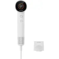 CubeNest – SwiftDry SDH001 – Haartrockner – Ionen-Föhn – Anzeige in Celsius, 4 Heizstufen, 2 Geschwindigkeitsstufen – 8 kombinierbare Modi – Weiß