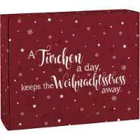 Herz&Heim DIY Adventskalender zum selbst Befüllen "A Türchen a day keeps the Weihnachtsstress away"