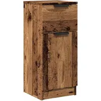 vidaXL Sideboard Altholz-Optik 30x30x70 cm Holzwerkstoff