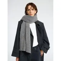 SELECTED WOMEN Damen Schals Slfmaline Knit Scarf - Grijs - Größe ONESIZE