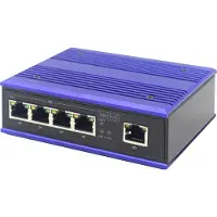 Digitus Switch Ind. 5-Port 10/100 Unmanaged blau