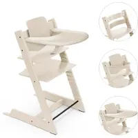 Stokke Tripp Trapp Bundle Treppenhochstuhl inklusive Babyset & Tray, weiss