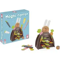 Janod Spiel - Magic Carrot - Holz Strategiespiel für Kinder