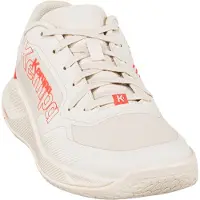 Kempa Kourtfly THREE Women Beige/Fluo Rot , Farben:beige/fluo rot, Größen :37.5 (UK 4 1/2)