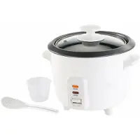 Rosenstein & Söhne Mini-Reiskocher mit Warmhaltefunktion, 0,6 Liter, 350 Watt