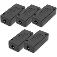 Digitus Verbindungsmodul CAT 7 - 5 Stk., Cat7, Schwarz, Acrylnitril-Butadien-Styrol (ABS), 80 mm, 35 mm, 26 mm