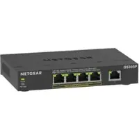 Netgear GS305Pv3 Unmanaged Gigabit Ethernet (10/100/1000) Power over Ethernet (PoE) Schwarz