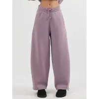 Busem Damen Lange Fleece-Hosenträgerhosen