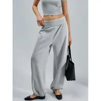 Busem Damen Mid-Waist gerade Pull-On-Hosen