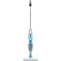 Black & Decker FSM16CD, Dampfmopp, Blau, Weiß, 6 m, 1600 W, Teppich, Glas, Harter Boden, Schritt