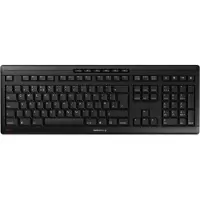 Cherry Design Stream Wireless, Volle Größe (100%), Verkabelt & Kabellos, RF kabellos + USB, QWERTY, Schwarz
