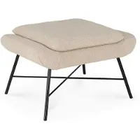Ethnicraft Barrow Sitzhocker Stoff