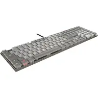 Cherry KC 500 MX LP, Volle Größe (100%), Kabelgebunden, USB, Mechanischer Switch, QWERTZ, Grau