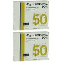 Mg 5 Sulfat Amp. 50% Infusionslösungskonzentrat 2x 2x5 St