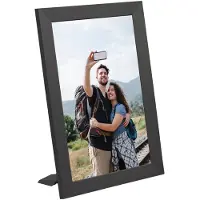Melitt 10,1 Zoll WiFi Digitaler Bilderrahmen mit LED-Licht 1280 X 800 HD IPS LCD Touchscreen Elektronische Bilder Musik Filme 32 GB (EU)