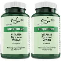 Green Line Vitamin D3 2000 vegan Kapseln 2x 2x90 St