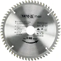 YATO TCT BLADE FOR ALUMINIUM 200X60TX30MM
