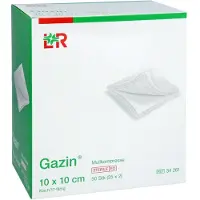 Docpharm GmbH Gazin Mullkomp.10x10 Cm Steril 8fach 25X2 St